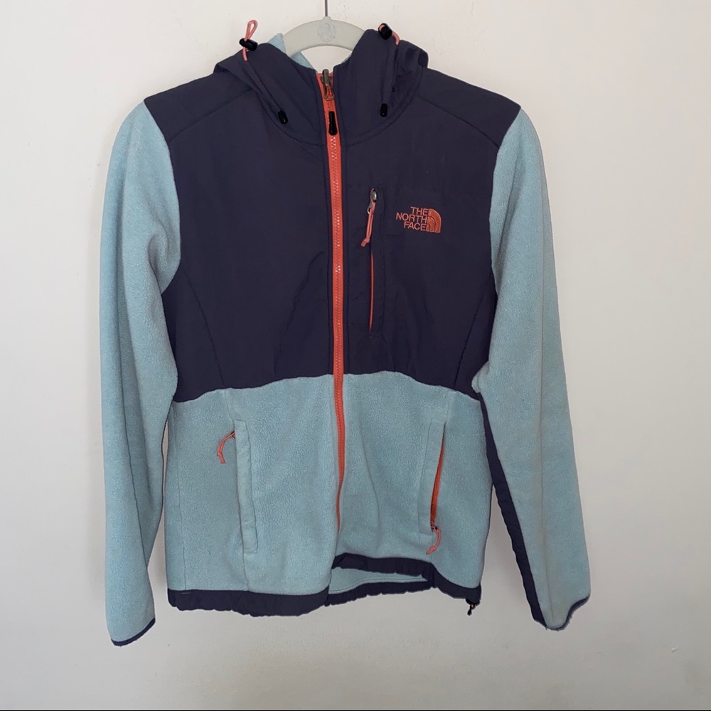 The North Face Blue Color Block Coat